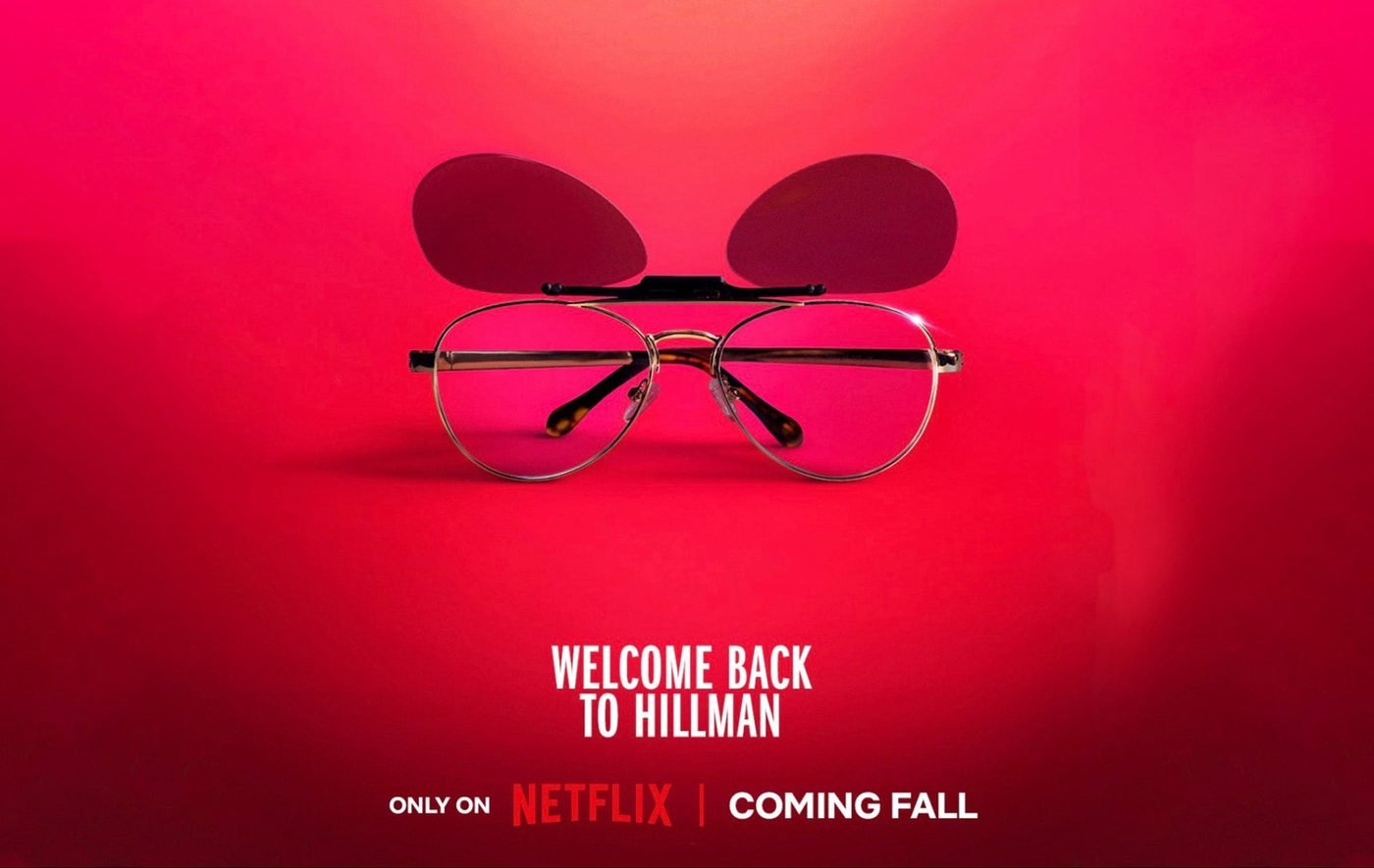 Flip-up frames on the Netflix teaser: Welcome Back to Hillman